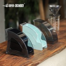 MHW-3BOMBER 핸드드립 커피 여과지 보관함 필터 디스펜서, 그레이, 1개, 1개