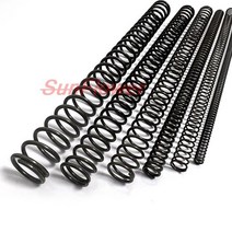 스프링 와이어 직경 1.2/1.4/1.5mm 길이 305mm 긴 압력 y형 압축 65 망간강 2 개, 01 2pcs, 20 1.5x28x305mm