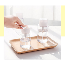 투명 공병 100ml 클렌징워터 용기 아세톤 리무버 디스펜서, 누르는공병100ml