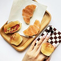 1+1 제이 베이커리 음식 특이한 그립톡 스마트톡 휴대폰 핸드폰 거치대, 03번