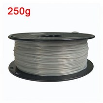 탄성 유연한 TPU 3D 프린터 필 라 멘 트 175mm 고무 소재 롤 플렉스 500g 250g 레드 블랙 블루 필 라 멘 트 3D 인쇄, 04 2B Elastic Grey-250g