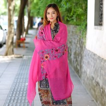 겨울 포근한 캐시미어 울 머플러 럭셔리 200x70cm Pashmina 자 수 스카프 랩 목도리 여성 케이프 술 롱 담요 Cachecol