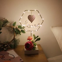 [에타홈] 하트 러브 LED 무드등 - Heart love LED lights, 색상/민트