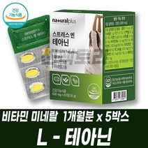 건강기능식품 마그네슘 아연 L테아닌 비타민 미네랄