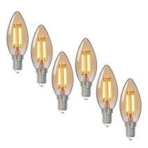 LED 에디슨 촛대구 램프 6개 E14 E17