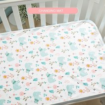 어싱 접지 매트 패드 중간 크기 50x70cm 재사용 아기 방수 매트리스 대나무 면화 기저귀 바닥 교체 게임 매트 빨 수 신생아 소변 패드, 03 A03