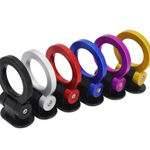 견인고리 차량용 드레스업 튜닝용품 악세사리, 4.실버