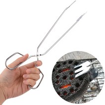 시골땔감운반용 장작숯운반용 MT바베큐파티용 대학MT필수품 가위모양숯집게 가위형숯집게