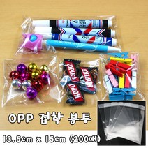 opp 접착 봉투 13.5cm x 15cm 200매 상품등 포장 빵봉투