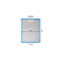 012646 범위 후드 필터 300x250mm 밥솥 후드 그리스 필터 주방 추출기 알루미늄 흡인기 30cm x 25cm