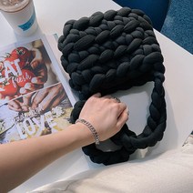 자이언트얀 빅얀 패브릭얀 루피 망고실 벨벳 가방만들기 핑거니팅, 벨벳자이언트얀(레드)500g, 1개