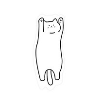 러블리즘 대형 애니멀 발매트, 누워있는 고양이