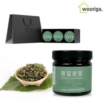 국내산 뽕잎 분말 가루 3구 선물세트, 단품