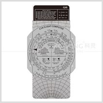 비행용품 e6b 컴퓨터 plotter 플로터 비행 파일럿, e6b 영어 매뉴얼 + plotter