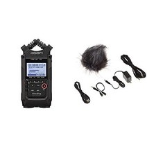 Zoom H4n Pro 4트랙 휴대용 레코더 올 블랙 스테레오 마이크, Recorder + Accessory Pack