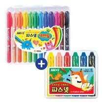 아모스 파스넷색연필 12색 6색 세트, 1개