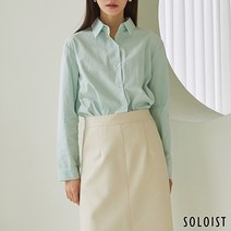 카시바디 티라이프 [솔로이스트] 백 버튼 셔츠 블라우스 SADN1113