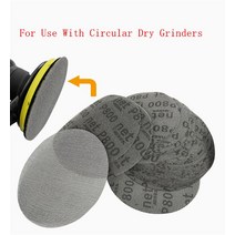 종이사포 Mirka-자동차 사포 시트 6 인치 먼지 없는 막힘 방지 전기 샌더 연마 디스크 150mm 바디 샌딩, [04] P240, [03] 15 PCS