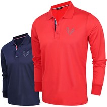 노블진 남성 골프웨어 상의 골프복 카라 긴팔티셔츠 골프연습복 스판 빅사이즈