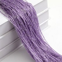 차르르커튼 구슬발 비즈 발 비즈커튼 100x200cm 반짝이 반짝이 문자열 도어 커튼 비즈 룸 디바이더 페르시 프린지 폴리 에스테르 패브릭 창 웨딩 diy 홈 장식