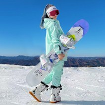 스키복 남여공용 스노보드복 더블보드 인플루언서 미니어처 보드복 세트 방풍 방수 디자인
