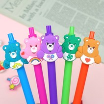 특이한 캐릭터볼펜 잉크펜 특이한 중성펜 선물용, 레드/NEW하모니