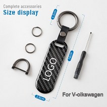 자동차 차량용 카본 키 체인 링 펜던트 악세사리 아큐라 MDX TSX RDX TLX visor Integra CDX RSX NSX ILX, 05 Black For V-W