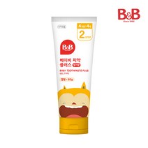비앤비 베이비치약 겔 딸기 60g 유아치약, 1개