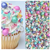 Manvscakes 제과 제빵 스프링클 믹스 파스텔 220g Pastel sprinkles Baking Cake decorations 홈베이킹