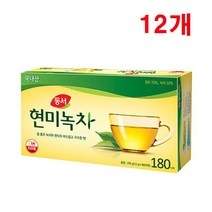 허브몰 / 현미 녹차 1.5g 180티백 12개, 단일 총 수량