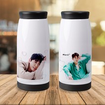 영탁굿즈 영탁 커스텀 포토 텀블러 지인선물 효도선물 소장용, 핑크