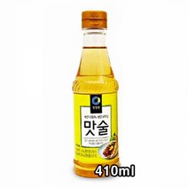 청정원 국산 생강 매실 함유 비린내 제거 맛술 410ml맛술 비린내제거 생선비린내 고기잡내 잡내 물엿 식초 올리고당 고추장 된장 쌈장 초장 초고추장 간장 식자재 감칠맛 감칠맛술, 본상품