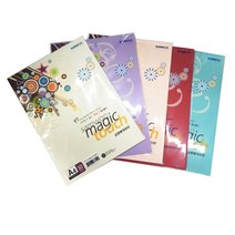 삼원 매직터치 머메이드 칼라용지 A4용지 180g 10매입 엠보색지 칼라수입지 아트지, M10 연회색