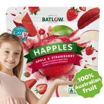 해플스사과칩 건과일 동결건조사과칩 아기과자 건강간식 다이어트칩 호주청정재배, 18g, 라즈베리맛