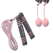 마켓플레이스 줄넘기 유.무선 줄넘기 실내 줄넘기 다이어트, 핑크