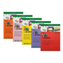 두성/OA팬시페이퍼 120g A4/OA용지 색상지, M18/연하늘색, 1세트