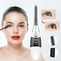 keka 속눈썹 고데기 드라이기 뷰러 온도조절 디스플레이 휴대용 usb충전식, 화이트, keka-4031