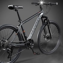 MTB 산악자전거 24인치 8단변속 디스크브레이크 성인자전거 남녀 출퇴근용 대학생용, 딥그린