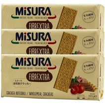 전립분 크래커 미주라 385G X3개 세트, One Color, One Size