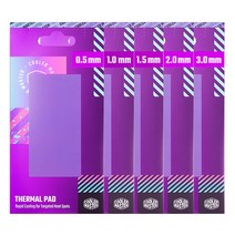 쿨러마스터 나노 써멀패드 / 15.3Wmk 13.3Wmk 서멀 방열 패드 테이프, Pro 1.0mm[써멀패드]