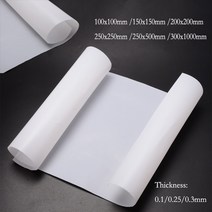 미니창문형에어컨 백색 PTFE 필름 고강도 압축 성형 압출 두께 1 개, 6.0.25mm - 100x100mm 5pcs