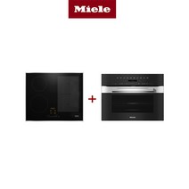 234424 Miele 밀레 KM7464 FR 인덕션 4구+H7240BM 콤비오븐 43L+쿡북, KM7464 FR+H2860B