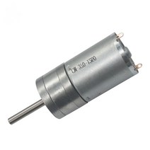 DC 6V 12V 24V 마이크로 금속 긴 샤프트 기어 모터 25mm 감소 스마트 장난감 자동차에 대 한 낮은 속도 작, 02 16 RPM_01 6V