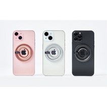 억스 아이링 M2 맥세이프 휴대폰 스마트링 핸드폰 거치대 당일발송, 로즈골드, 1개