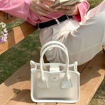 여름 미니백 투명가방 토트백 숄더백 데일리가방 드백 펀칭백 크로스 트백 미니 바스켓백 토 가죽 토트