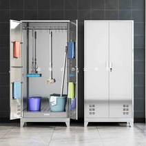 스텐청소도구함 대걸레 정리함 화장실 학교 걸레 보관, 단일 1800x450x400mm