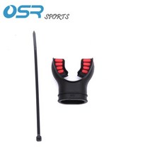 스쿠버 다이빙 안전 실리콘 마우스피스 레귤레이터 2 단계 스노클링용, 03 Black-Red