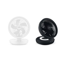 르젠 휴대용 무선 서큘레이터 미니선풍기 충전식, LZEF-WL700W(화이트)