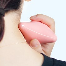 빼다 찐 지압 삼각 마사지볼, 핑크, 1개