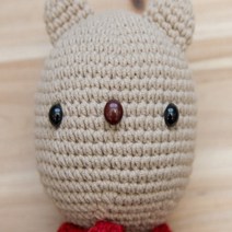 4개 1cm 단추인형코 12color, 브라운